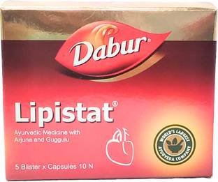 Dabur LIPISTAT CAPSULES BOX (CURES CHOLESTROL,LIPID LEVELS)