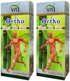 VRT Herbal Orthobass Oil 120 ML Ayurvedic Pain Relief from Joint, Muscle, Back Pain