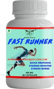 BHARAT HEALTH FAST RUNNER CAPSULE FOR RUNNING AND FITNESS 60 CAPSULE