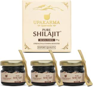 UPAKARMA Pure Shilajit Resin to Boost Performance, Power, Strength, Stamina & Endurance