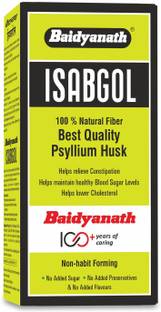 Baidyanath Isabgol Psyllium Husk Powder - 200gm | Effective Constipation Relief, Digestion