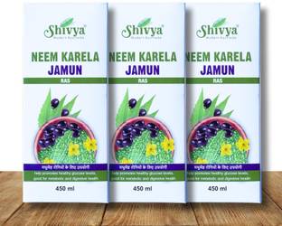 Shivya Ayurveda Neem Karela Jamun Ras 1350ml – Natural & Herbal Health & Wellness Tonic