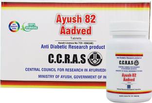 Aadved Ayush 82 Controls Blood Sugar Level | Approved by Ministry of AYUSH | Pack of 3