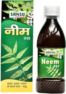 Sansu Neem Ras/Juice | Good for Health Hair and Skin | Boosts Immunity | 500ml.