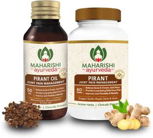 MAHARISHI ayurveda Pain Relief Therapy For Arthritis Osteoarthritis Spondylitis Oil&Tablet