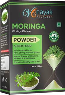 VINAYAK AYURVEDA Pure Organic Moringa Leaf Powder For Weight Loss