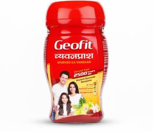 GEOFIT Chyawanprash | With 40+ Ayurvedic Herbs | Boosts Immunity, Strength & Vitality