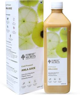Forest Secrets Cold Pressed Amla Juice | No Added Sugar | Boosts Immunity - 1000 ML