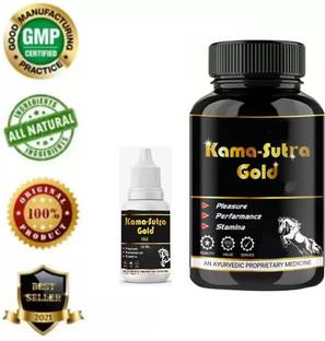 Aayatouch gjg Kama Sutra Gold Capsule With Oil Combo dgdg
