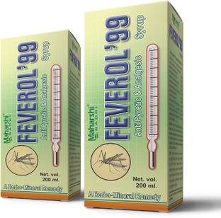 Maharshi BADRI Feverol 99 Syrup - 200 ml+200 ml (Pack of 2)