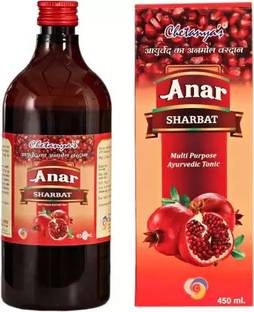 Chetanya's Anar Sharbat 450ml Ayurvedic Tonic