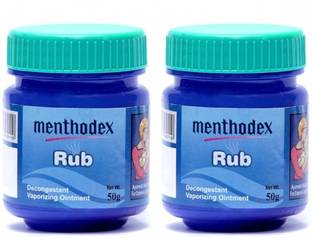 Menthodex Rub - For Blocked Nose | Headache | Cough | Cold | Breathing tough