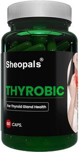 Sheopals Thyrobic Capsules With Kachnar, Amla, Haldi & More |Support Thyroid Function