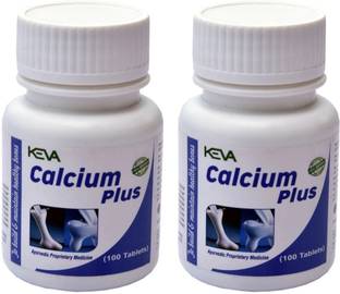 KEVA Calcium Plus Tablets -200 (Tab) Helps to maintain the strong and healthy bones