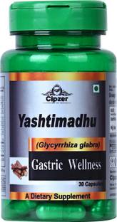 CIPZER Yashtimadhu 30Caps-Fast Solution of Gastritis, Stomach Ulcers &Heartburn Issues