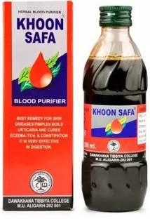 Dawakhana Tibbiya College Khoon Safa Blood Purifier (200ml) (Pack Of 4)