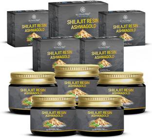 Nutriherbs Shilajit Resin Gold with Ashwagandha (Ashwagold) for Stress Relief & Stamina