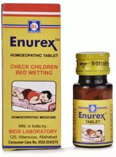 Bios Lab Enurex Tablets - For Bedwetting (Pack of 3)