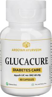 Arogyam Ayurvedm Dr. Pushp's Glucacure capsules for diabetes care