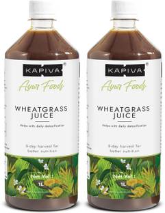 Kapiva Wheatgrass Juice 1L| Ayurvedic Juice for Detoxification | High Chlorophyll