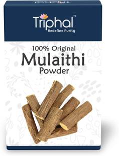Triphal Mulethi Powder - Licorice Roots Powder - Yashtimadhu Churn - Jethimadh Churan