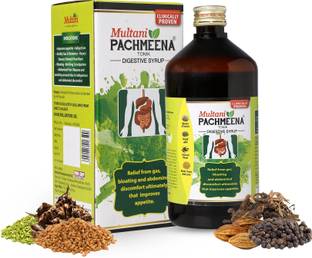 Multani Pachmeena Tonik Digestive Syrup | Relief From Gas & Bloating - 450ml
