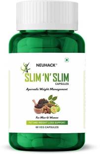 Neuhack Slim N Slim Weight loss capsules | Ayurvedic Fat Burner Supplement