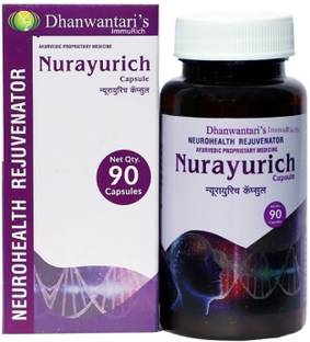 Dhanwantari's ImmuRich Nurayurich 90 Capsules A Ayurvedic product for neurological disorders