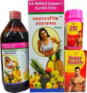 B.N. Mallick MAHASHAKTI SALSA & SUPER HEALTH CAPSULE FOR FAMILY WELLNESS(Pack of 2)