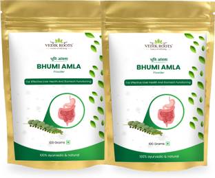 Vedikroots Bhumi Amla Powder Churn For Healthy Liver Functioning And Digestive 100Gm