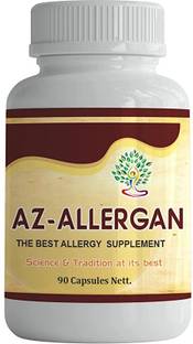 Ayurveda Yogashram Remedies AZ-Allergan Anti Allergy Herbal Supplements for Skin Problem and Psoriasis