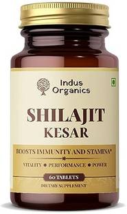 Indus Organics Shilajit Kesar for More Stamina,Boost Strength | Vigour | Vitality|Performance