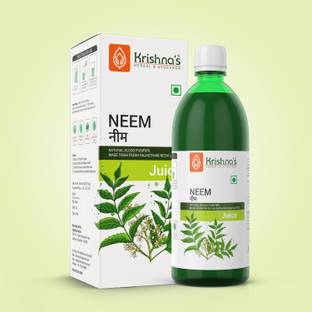 Krishna's Herbal & Ayurveda Neem Juice | Natural Blood Purifier | Made from Fresh Rajasthani Neem Leaves