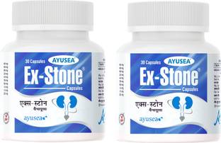AYUSEA EX-STONE Ayurvedic kidney stone crusher capsules-improves renal health