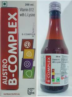 AUSTRO Vitamin B-Complex with lysine syrup for vitamin deficiency to poor diet