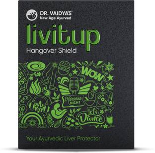 DR. VAIDYA'S Hangover Shield & Liver Protector, 6 Capsules each