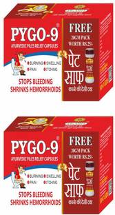 Dr. Asma Herbals Pygo-9 Ayurvedic Capsules for piles