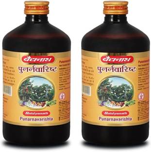 Baidyanath Punarnavarishta |Useful in Liver Problems & Kidney Disorders, help to Relief from all kinds of Body Pains | Help in skin diseases & Also helps in the formation of urine | 900 ML