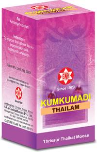 ASHTAVAIDYAN THRISSUR THAIKAT MOOSS S N A Kumkumaaditailam (Improve luster of the skin)
