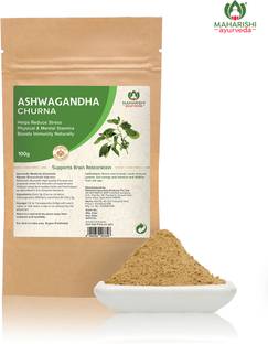 MAHARISHI ayurveda Ashwagandha Churna - 100% Natural Stress Relief | Boosts Brain Function