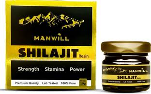 MANWILL 100% Pure Shilajit Resin for Men Power & Stamina