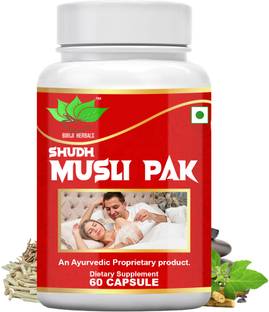 BIRJI HERBALS SHUDH MUSLI PAK CAPSULE (60 VEG CAPSULE)