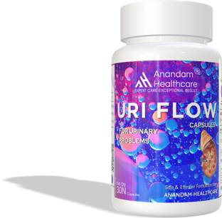 Anandam Healthcare UriFlow Vegan Capsules - UTI, Kidney Support & Uric Acid Control