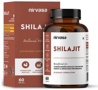 Nirvasa Shilajit Tablets with Shilajit Extract For Energy & Stamina