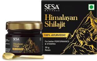 SESA Ayurvedic Pure Himalayan Shilajit Resin Boost Stamina, Immunity, Power & Energy