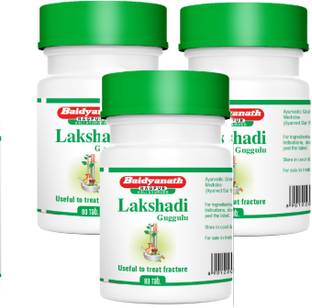 Baidyanath Lakshadi Guggulu 80 Tablets (Pack of 3)