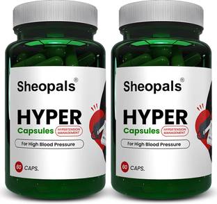 Sheopals Hyper Ayurvedic Capsule With Cinnamon, Brahmi & More For Managing Blood Pressure