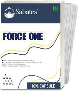 Sabates FORCE ONE Health Wellness Energy Capsule For Men " Improves General Weakness