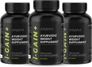 Ayuvya i-Gain+ Weight Supplement Powerful herbs for Improving Appetite 100% Ayurvedic