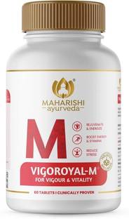MAHARISHI ayurveda Vigoroyal M Shilajit Tablets, Infused with Original Shilajit, Natural Shilajeet